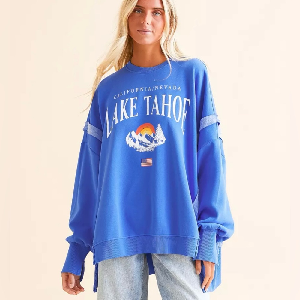 Lake Tahoe Oversized Pullover